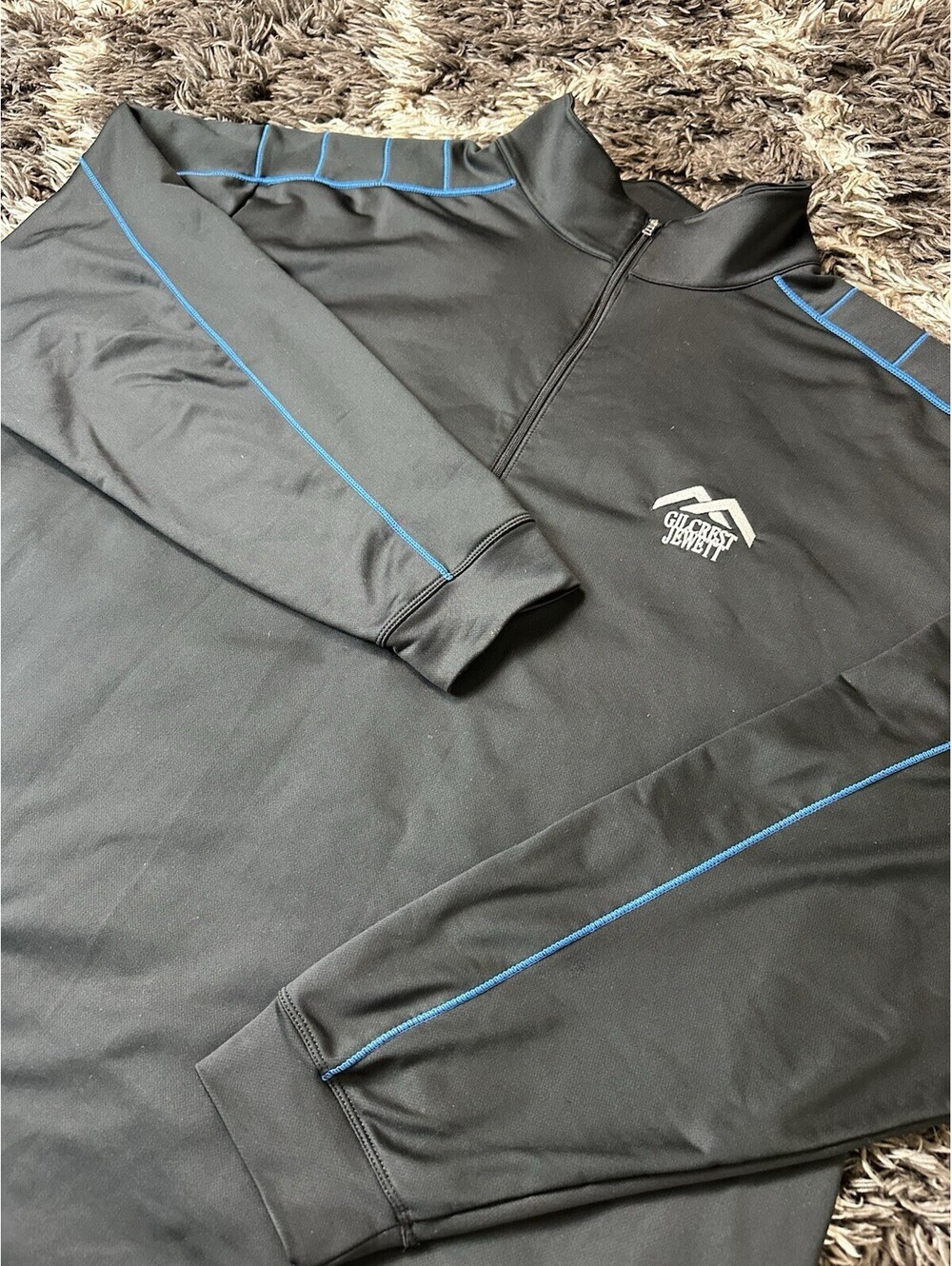 Nike Golf Mens 4XL Black Dri-FIT 1/4 Zip Pullover Sweatshirt Long Sleeve